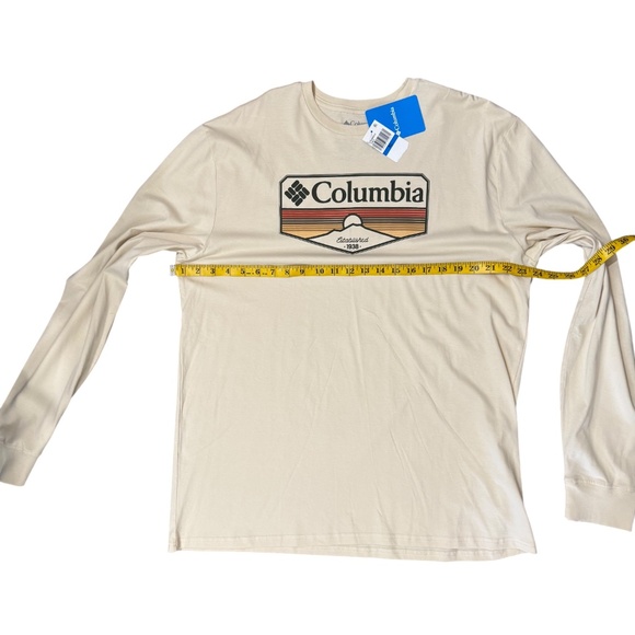 Vintage Columbia Logo NWT Mens Long Sleeve T-Shirt Mens XL, Outdoor Casual - Picture 4 of 5
